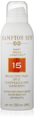 

Hampton Sun Sun SPF 15 Continuous Mist Sunscreen, 5 fl. oz. - SPF 15 PA+(140 g)