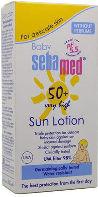

Sebamed Baby Sun Lotion - SPF 50 PA+(200 ml)