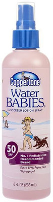 

Coppertone Water Babies Sunscreen Lotion Spray 50SPF - (6oz) - SPF 50 PA+(236 ml)