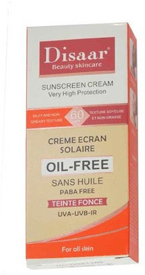 

Disaar Very High Protection Oil-Free Sunscreen Cream - SPF 60 PA+(50 ml)
