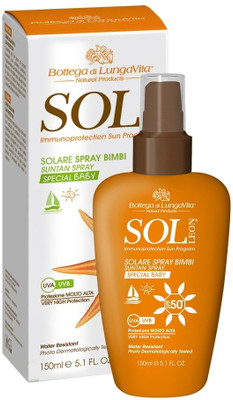 

Bottega di Lungavita Sol Leon Suntan Spray - SPF 50 PA+(150 ml)