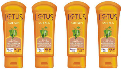 

Lotus 3-in-1 Matte Look Daily Sunblock - SPF 40 PA+++(200 g)