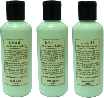 

Khadi Herbal Sunscreen Lotion - SPF 50 PA+(630 ml)