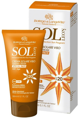 

Bottega di Lungavita Sol Leon Suntan Cream Face - SPF 20 PA+(50 ml)
