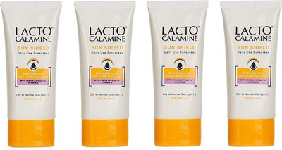 

Lacto Calamine Sun Shield combo-4 - Oily to Normal Skin - SPF 30 PA++(200 ml)
