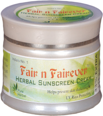 

Fair n Fairever Sunscreen cream - SPF SPF 15 PA+(30 g)