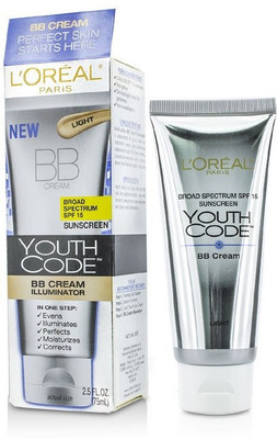 

L'Oreal Paris Youth Code BB Cream Illuminator - SPF 15 PA+++(75 ml)