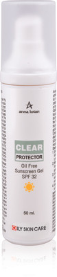 

Anna Lotan Clear Protector Oil Free Sunscreen Gel Spf32 - SPF 32 PA++(50 ml)