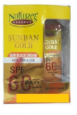 

Nature's Essence Sun Block Cream - SPF 60 PA++(50 g)