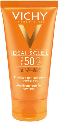 

Vichy Ideal Soliel Mattifying Face Fluid Dry Touch - SPF 50 PA+(49 ml)