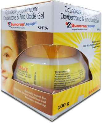 

sunfarma suncros aquagel - SPF 26 PA++(100 g)