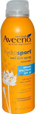 

Aveeno Active Naturals Hydro Sport Wet Skin Spray SPF30 - (5oz) - SPF 30 PA+(141 g)