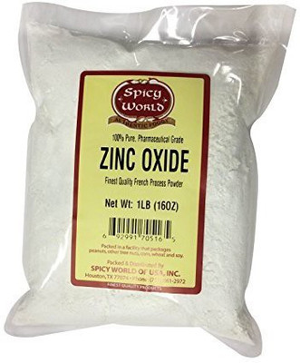 

Spicy World World Zinc Oxide 1 Pound Bag - NON NANO - 100% Pure Pharmaceutical Grade - Perfect for Sunscreen - SPF 20 PA+(50 g)