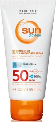 

Oriflame Sweden Sun Zone UV Protector Face and Exposed Areas High - SPF 50 PA++(50 ml)