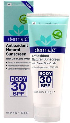 

Dermae e Antioxidant Natural Sunscreen SPF 30 Body Lotion with Vitamin C and Green Tea 4 oz - SPF 30 PA+(112 g)