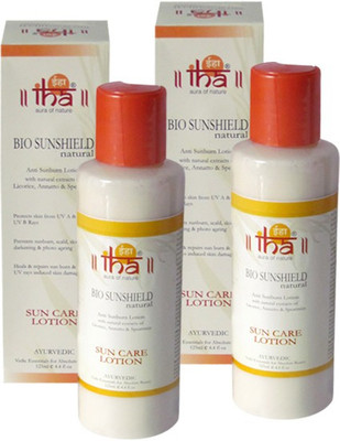 

IHA Ayurvedic Bio Sunshield Lotion - Pack of 2 - Premium Natural - SPF 15 PA+(250 ml)