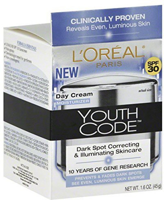 

L'Oreal Paris Youth Code Even Day Cream - SPF 30(45 g)