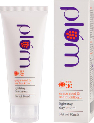 

Plum Grape Seed & Sea Buckthorn LightStay Day Cream - SPF 30 PA++(60 ml)