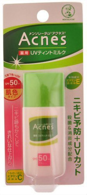 

Acnes Acnes | Sunscreen Lotion | Medicated UV Tint Milk 30g SPF50+ PA++ (Japan Import) - SPF 50 PA++(50 g)