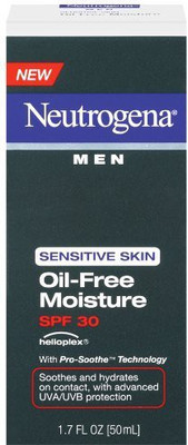 

Neutrogena Men Sensitive Skin Oil - Free Moisture Spf 30 - SPF 30(50 ml)