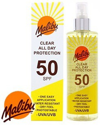 

Malibu Clear All Day Protection Spray - SPF 50 PA+(250 ml)