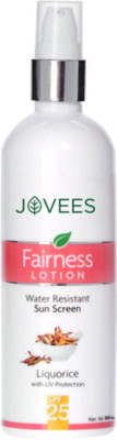 

Jovees Water Resistant Sun Screen Fairness Lotion - SPF 25(200 ml)