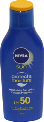 Nivea Moisturising Sun Lotion Collagen Protection - SPF 50 PA++(125 ml)