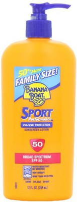 

Banana Boat Sport Spf 50 Family Size Sunscreen Lotion - SPF 50(354 ml)
