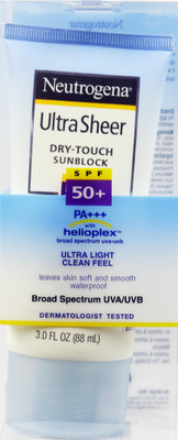

Neutrogena Ultra Sheer Dry-Touch Sunblock - SPF 50 PA+++(88 ml)
