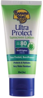 Flipkart - Banana Boat Ultra Protect Sunscreen Lotion – SPF 80 PA+++(90 ml)
