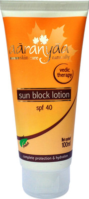 

Aaranyaa Sun Block Lotion SPF 40 - SPF 40 PA+++(100 ml)