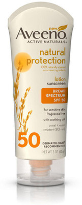 

Aveeno Natural Protection Broad Spectrum Spf 50 Suncreen Lotion - SPF 50 PA+(85 g)