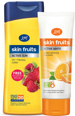 Joy Active Sun UV and Fairness Lotion - SPF 20 PA+(300 ml) Joy Active Sun UV and Fairness Lotion - SPF 20 PA+(300 ml)