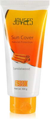 

Jovees Sandalwood Natural Suncover - SPF 30 PA+(100 g)
