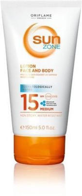 

Oriflame Sun Zone Lotion Face And Body Medium - SPF 15 PA+(150 ml)