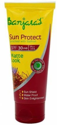 

Banjara's Sun Protect Matte Look Saffron - SPF 30++ PA++(100 g)