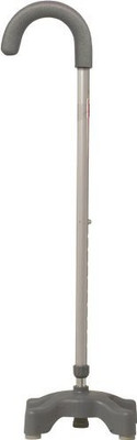 

Vissco Inavlid quadripod Walking stick "U" Shape UN, Beige;grey