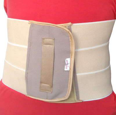 

Wonder Care Waist Belt Supreme Full Elastic -Large Abdomen Support (XL, Beige)
