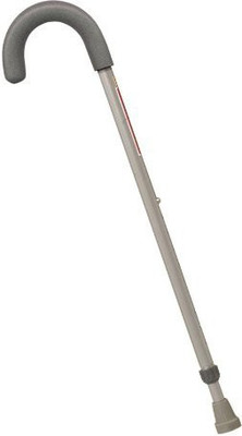 Vissco Invalid Walking stick "U" Shape UN, Beige;grey