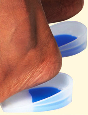 

Apex Ortho Apex Heel Cup Silicon Heel Support (L, White)