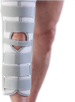 

Dr.Med K106 IMMOBILIZER Knee, Calf & Thigh Support (XL, White)