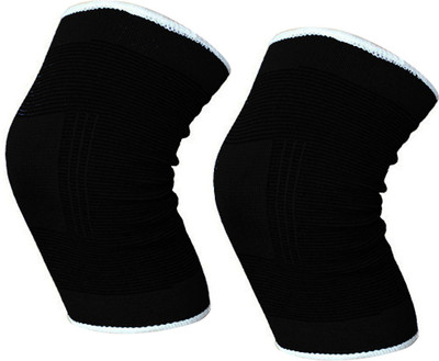 

Golddust Sport Stretch Band Knee Support, Black;white