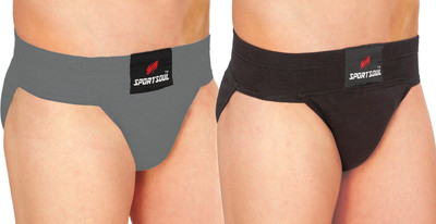 

SportSoul Cotton Gym & Athletic Abdomen Support (XS, Dark Grey, Black)