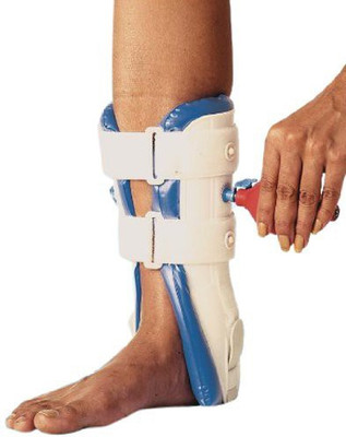 

Vissco Air Ankle Stirrup Brace - Inflated UN Ankle Support, Beige;grey