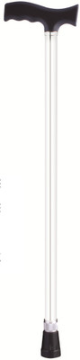 

Dr Tyrants WALKING STICK L TYPE LIGHT WEIGHT Knee, Calf & Thigh Support (Free Size, Silver, Black)
