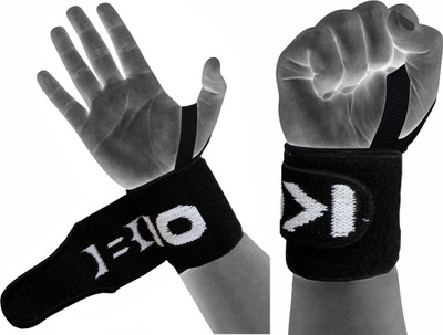 Kobo Power Weight Lifting Training Gym Straps With Thumb Wrist Support (Free Size, Assorted) available at flipkart for Rs.255
