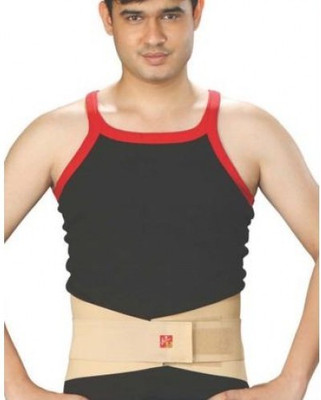 

Flamingo Lumbar Corset Belt Back & Abdomen Support (XL, Beige)