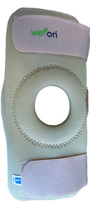 

Wellon Dynamic Knee Support Hinged (Open Patella) 12" Knee, Calf & Thigh Support (M, Beige)