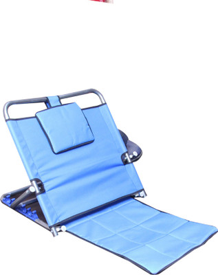 

Life Line Services premium quality deluxe folding back rest Back Support (Free Size, Black, Blue)