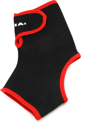 

Nivia Ankle Support with adjustable velcro, Black;red